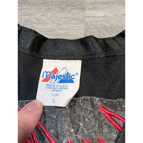 Vintage West Coast Choppers Jesse James CFL Football Jersey Majestic Black Large - Picture 2 of 12